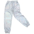 thumbnail image 4 of Shiny High Waist Stretch Jogger Pants Hip-hop Loose Trousers, 4 of 5