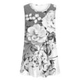 thumbnail image 3 of Womens Plus Size Tank Tops Fashion Flower Print Shirts Casual Round Neck Sleeveless Shirts Summer Vacation T-Shirts, 3 of 3