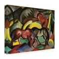 thumbnail image 4 of Trademark Fine Art "Three Horses, 1912" Canvas Art by Franz Marc, 4 of 4