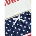 thumbnail image 5 of 4th of July Baby Boy Outfit Short Sleeve T-shirt Top and Stripe Stars Shorts Set Toddler Boy Independence Day Clothes, 5 of 7