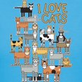 thumbnail image 3 of CafePress - I LOVE CATS T Shirt - Women's Traditional Fit Dark T-Shirt, 3 of 4