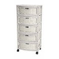 thumbnail image 2 of Oriental Furniture Natural Fiber Chest of Drawers, 5 Drawer, 2 of 2