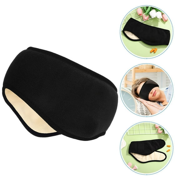 CTIRCHIU Plush Noise Cancelling Ear Muffs for Sleeping and Travel Adjustable Headband Polyester
