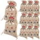 thumbnail image 5 of Gift Pouches 50Pcs Assorted Color Hemp Drawstring Pouch for Storage Use Festive Atmosphere, 5 of 5
