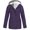 Purple, variant on Women's Mid-Length Parka Winter Outerwear Jacket Soft Fleece Warm Snow Coat for Hiking, Camping, Trekking and General Outdoor Activities, Gray, L