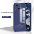 thumbnail image 1 of Funda de teléfono con espejo templado, carcasa de protección completa con lente cuadrada para IPhone 14, 11, 13, 12 Pro Max, Mini, XS, XR, X, 7, 8 Plus Fivean unisex, 1 of 2
