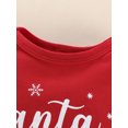 thumbnail image 4 of Bagilaanoe Newborn Baby Boy Girl Christmas Rompers Letter Snowflake Print Short Sleeve Bodysuit 3M 6M 9M 12M 18M 24M Infant One Piece Jumpsuit, 4 of 7