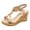 Beige, variant on Womens Cork Footbed Wedge Sandals Ethnic Boho Beaded Platform Slingback Dressy High Heels Comfortable Elastic Ankle Strap Dress Summer Shoes 2026 Beige Size 6.5