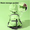 thumbnail image 3 of JUNWELL Dog Hoodie Raincoat Adjustable Waterproof Dog Rain Coats for Samll Medium Dogs Outdoor Play Essential Coat(Yellow), 3 of 5