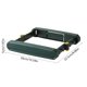 thumbnail image 3 of Bolsa colgante retráctil para almacenamiento de cocina, carrito metálico plegable con ruedas, colgador para lavabo, organizador de baño multifuncional portátil de 2 niveles, para oficina, de, 3 of 8