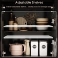 thumbnail image 3 of WIAWG Dresser with 5 Drawers, 4-Door Accent Sideboard Buffet, 59.1" Wide, Black, 3 of 8