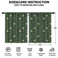 thumbnail image 2 of Blackout Kids Curtains,Dark Green Sun Planet Star Cloud Pattern Childrens Insulated Curtains Set Of 2,Bedroom Essentials,Toddler Room Decor 42x54in(106x137cm), 2 of 5