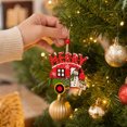 thumbnail image 5 of DefiDgd Wooden Car Christmas Hanging Ornament,Painted Wood Hanging Decor for Christmas Tree Mantel Wall Window Holiday Party Home Display, 5 of 6