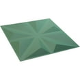 thumbnail image 6 of 19 5/8"W x 19 5/8"H Bailey EnduraWall Decorative 3D Wall Panel, Universal Pearl Metallic Sea Mist (Covers 2.67 Sq. Ft.), 6 of 6