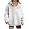 thumbnail image 2 of Neewe Womens Hoodies Oversized Sweatshirts Pullover Fleece Sweaters Long Sleeve Winter Fall Outfits Fashion Y2k Clothes, 2 of 6
