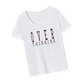 thumbnail image 2 of Camiseta de mujer con cuello redondo, trajes sencillos, camiseta de manga corta para viajes de oficina, regalo del día de San Valentín M, 2 of 8