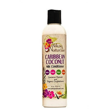 Alikay Naturals Milk Conditioner, Caribbean Coconut, 8 fl oz (237 ml)