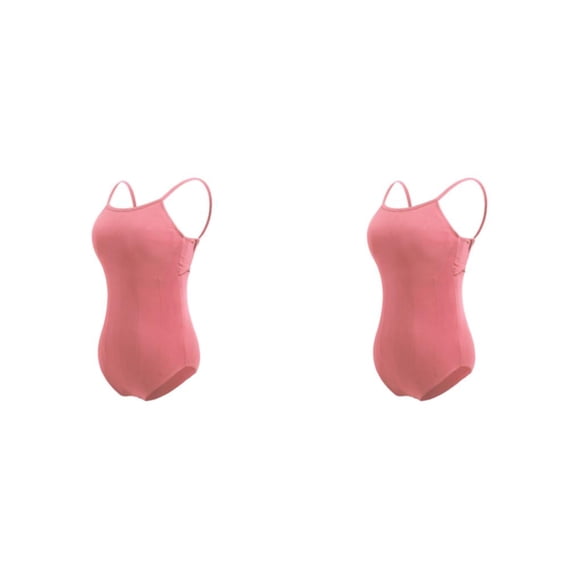 Traje de baile Leotardo de ballet Sonducket Rosa Marrón M 2piezas