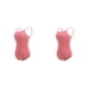 thumbnail image 4 of Minnieouse Traje de baile Leotardo de ballet Traje de baile Elástico Transpirable Atractivo Accesorios para mujer Entrepierna cerrada Rosa S marrón rosa S 2piezas, 4 of 6