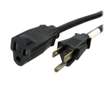 StarTech 25' Power Cord Extension with NEMA 5-15R to NEMA 5-15P Connectors, 16 AWG