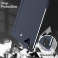 thumbnail image 4 of JETech Case for iPad Pro 11-Inch 2022/2021/2020/2018 Model (4th/3rd/2nd/1st Generation), Protective Hard Back Shell Soft-Touch Tablet Stand Cover, Auto Wake/Sleep (Navy), 4 of 7
