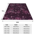 thumbnail image 3 of Sikiie Snowflakes and Hearts Ultra-Soft Micro flannel Blanket Luxury All Seasons Warm Blanket for Bedding Sofa and Travel (4 sizes)-60"x50", 3 of 7