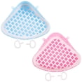 thumbnail image 1 of 2Pcs Pet Litter Box Pet Potty Bunny Litter Box Rabbit Potty Toilet Box for Small Animal, 1 of 3