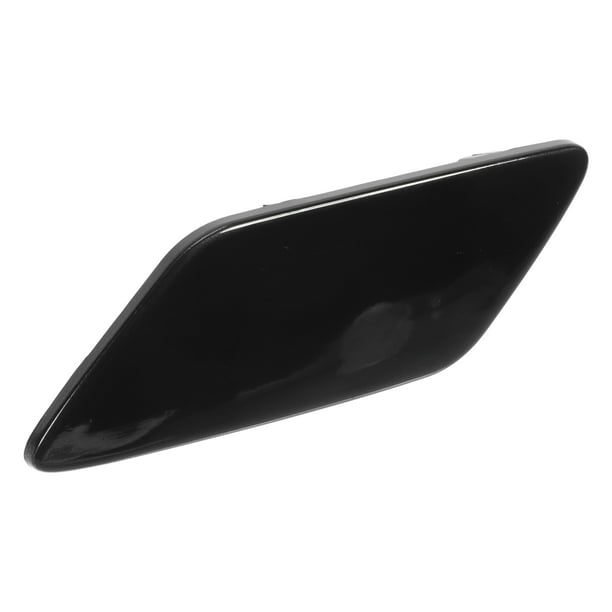 Cubierta de boquilla de lavaparabrisas del lado izquierdo delantero Unique Bargains No.56D807937 Cubierta de recorte del parachoques para VW Passat 2011-2018 Plástico Negro Fuerte Duradero