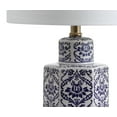 thumbnail image 6 of JONATHAN Y Diana 23.5" Ginger Jar Ceramic/Metal LED Table Lamp, Blue/White, JYL3050A, 6 of 7