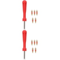 Set of 2 Tire Repair Install Removal Tool Valve Caps