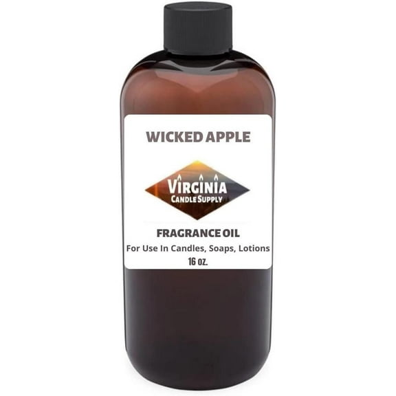 Wicked Apple Fragrance Oil Our Version of The Brand Name 16 oz Bottle for Candle Making, Soap Making, Tart Making, Room Sprays, Lotions, Car Fresheners, Slime, Bath Bombs, Warmers