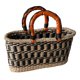 thumbnail image 1 of Bolso de mano Yinane tejido de paja tipo cartera moderno ligero para ir de compras, 1 of 7