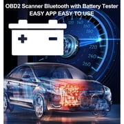 MS310 OBD2 Scanner Bluetooth for Android & iPhone, Car OBD2 Scanner Diagnostic Tool for All OBD II Vehicles Check Engine Light Vehicle Code Reader