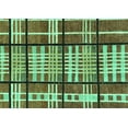 thumbnail image 1 of Ahgly Company Indoor Rectangle Abstract Turquoise Blue Modern Area Rugs, 6' x 9', 1 of 4