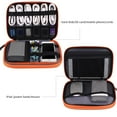thumbnail image 4 of Electronic Accessories Storage Bag Travel Case,Cable Organizer Bag Gadget Carry Bag For Cables,Power,USB Flash Drive, Charger Grey pouch, 4 of 6