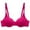 Wine, variant on DAFPZW Women's Seamless Underwire Bra Full Figure Unlined Sexy Push Up Adjustable Full Coverage Support T-Shirt Bras