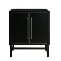 Avanity Mason-V30-S Mason 30" Single Free Standing Wood Vanity Cabinet Only - Black