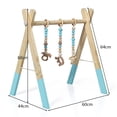 thumbnail image 2 of Gimnasio para Bebés Costway Plegable de Madera Verde 66 x 40 x 60 cm, 2 of 9