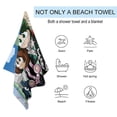 thumbnail image 3 of My Hero Academia Beach Towel Microfiber Soft Absorbent Quick-Dry Bath Towel 130x80cm for Bathroom Shower Guests Pool Swimming Camp Holiday Gym for Kid Adult, 3 of 8