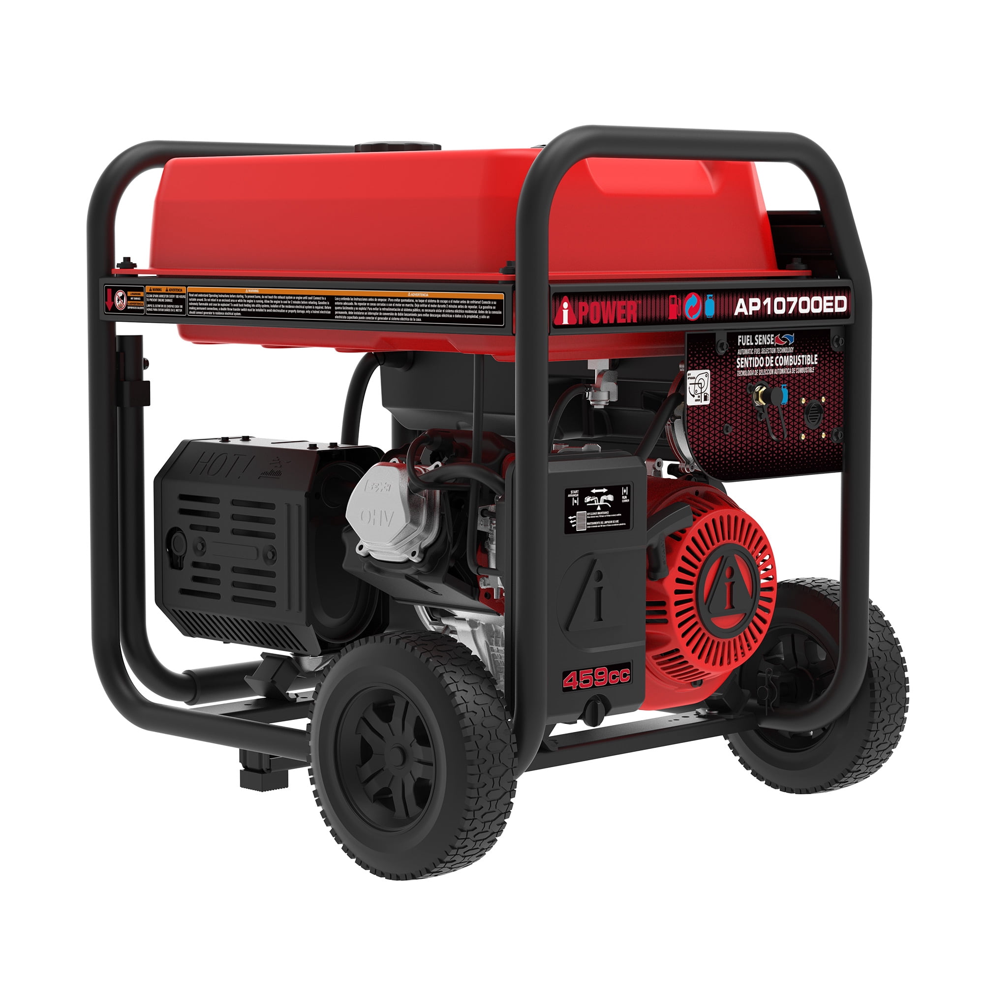 A-iPower 10700W Electric Start Portable Generator Gas Propane, CO Sensor