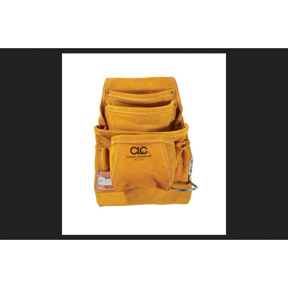 Bolsa de herramientas personalizada LeatherCraft PK533X de 10 bolsillos con cinturón de tela