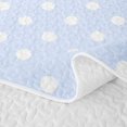 thumbnail image 5 of Erosebridal Baby Blue Polka Dot Twin Quilt Set,Off-White Circle Fresh Twin Coverlet Set For Girls,2 Pieces, 5 of 7