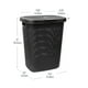 thumbnail image 3 of Cesto de ropa Mind Reader Slim para ropa, 50 litros, con tapa, 3 of 7