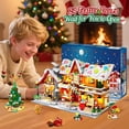 thumbnail image 3 of TERRAMUS Advent Calendar Gingerbread House Building Set, 3-in-1 Transforming Christmas Village Mini Bricks, Toys for Kids Teens Age 10+, 3 of 9