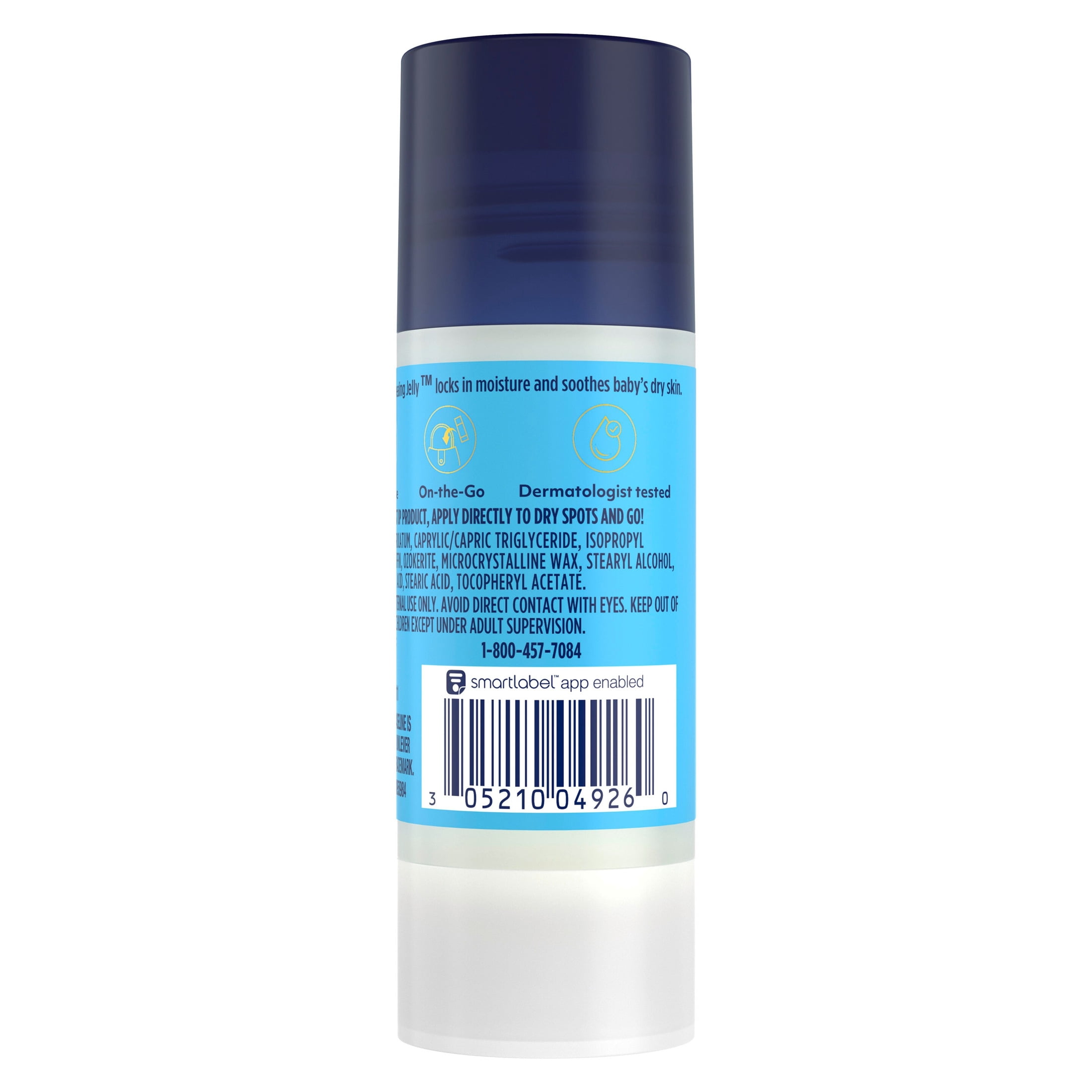 Vaseline Baby Healing Jelly Stick For Preventing & Treating Diaper Rash, 100% White Petrolatum Skin Protectant With A Hypoallergenic, Pediatrician-Recommended Formula, 1.4 oz 1 Count