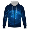 thumbnail image 1 of Sudadera con capucha y cremallera con imagen inteligente de IA para hombre, mujer y niño, con estampado 3D, para niño y niña, de manga larga, 1 of 6