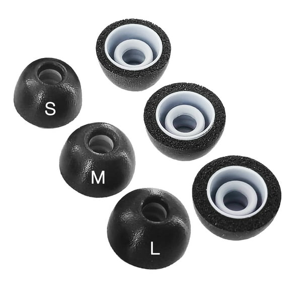 TENNMAK Memory Foam Eartips Replacement for Skullcandy Method 360 ANC & Loop Switch 2 / Experience 2 / Engage 2 Ear Plugs Earbuds Earpad * Upgrade with 2 Layers