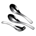thumbnail image 6 of Xukmct 3 Pack 6.1 inch Stainless Steel Kitchen Utensil Spoons Silverware Dishwasher Set for Soup Rice Tea Milk Coffee Dessert, Medium Size, 6 of 9