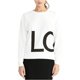 thumbnail image 1 of Sudadera Rachel Roy Love para Mujer Blanca XS, 1 of 2