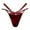 Wine Red, variant on Clearance Sale 2025 Women's Panties Women Embroidered Hollow Butterfly Clearance Low Waist Underpants Open Cut Pearl Massage Thong